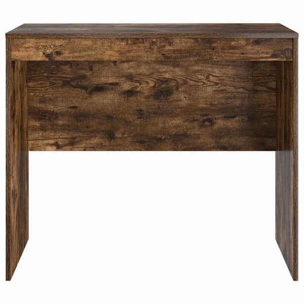 vidaXL Skrivebord Røkt eik 90 x 50 x 76 cm