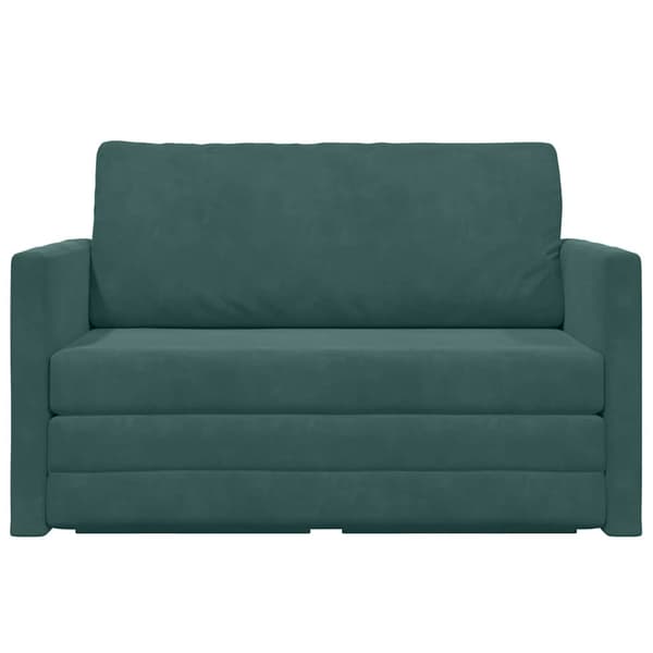 vidaXL Soffsäng 110cm Mörkgrön Sammet
