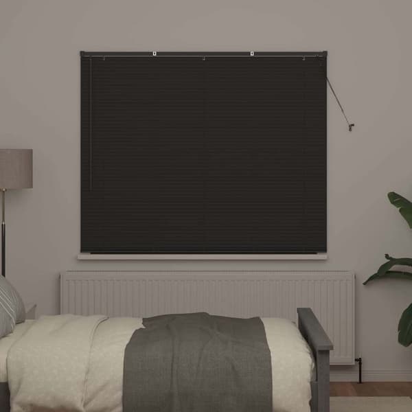 vidaXL Persienner Mörkgrå 175 x 155 cm Aluminium