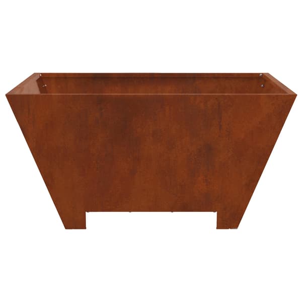 vidaXL Eldstad Brun 60 x 60 x 30 cm Väderstål