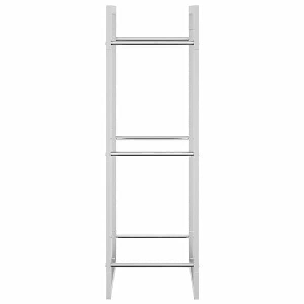 vidaXL Vedstativ 50x28x94 cm rustfritt stål