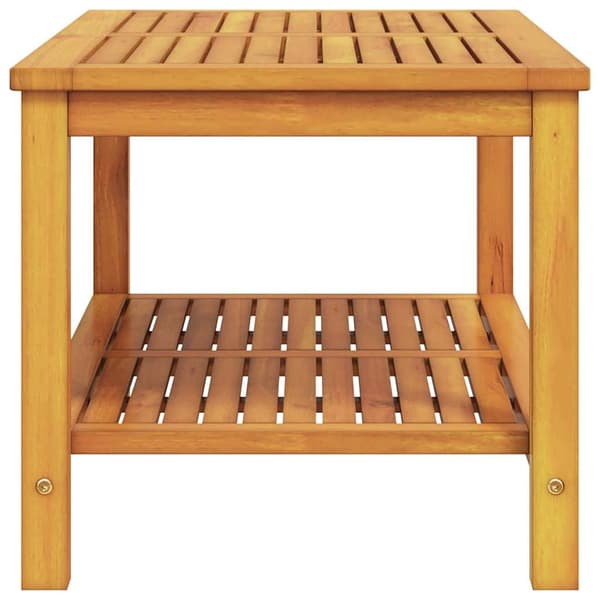vidaXL Sidetabell Brun 90 x 50 x 45 cm Solid akasietre