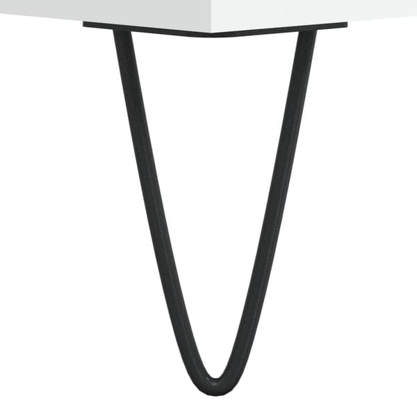 vidaXL Sängbord 2 st vit 40x35x47,5 cm konstruerat trä