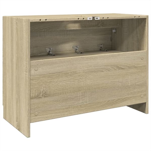 vidaXL Servantskap sonoma eik 78x37x59 cm konstruert tre