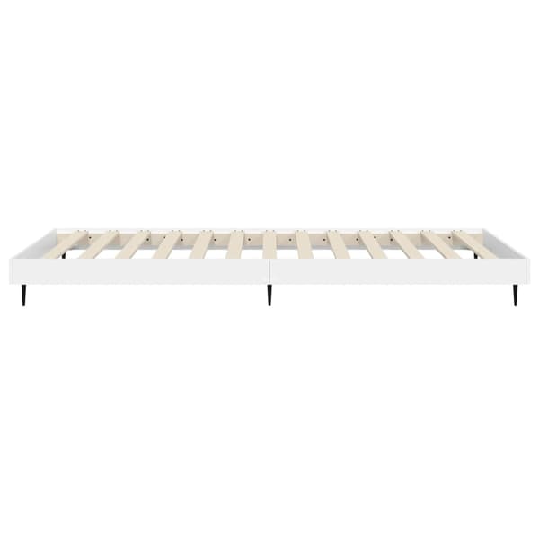 vidaXL Sengeramme hvit 75x190 cm konstruert tre