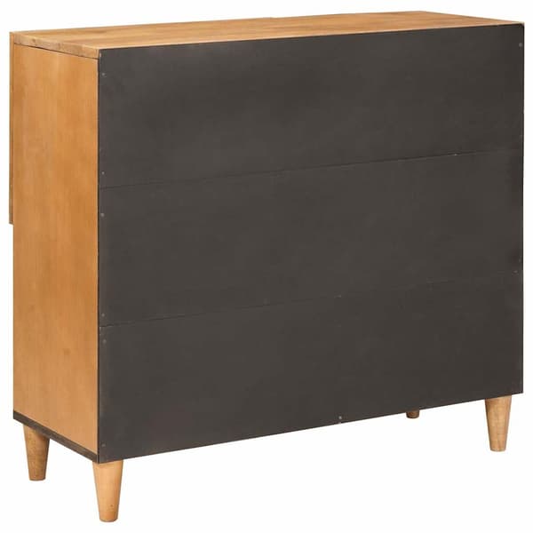 vidaXL Serviesskap Lysebrun 33.5 x 80 x 75 cm