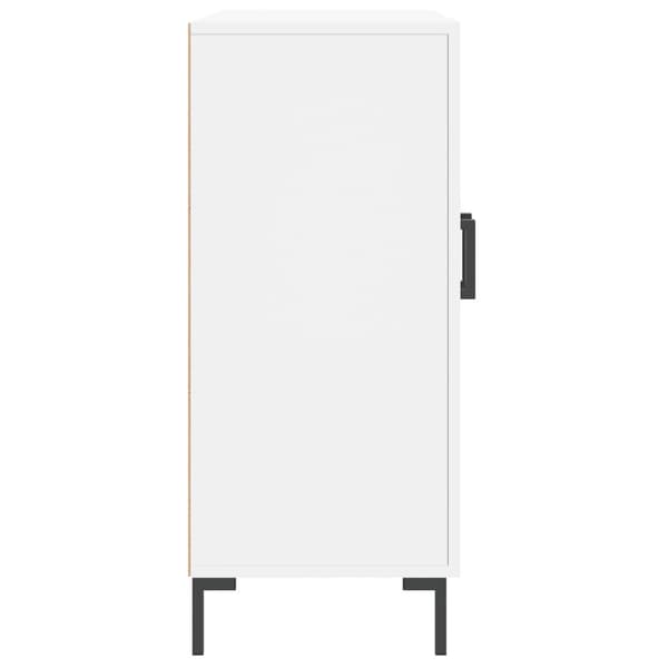 vidaXL Skänk vit 90x34x80 cm konstruerat trä