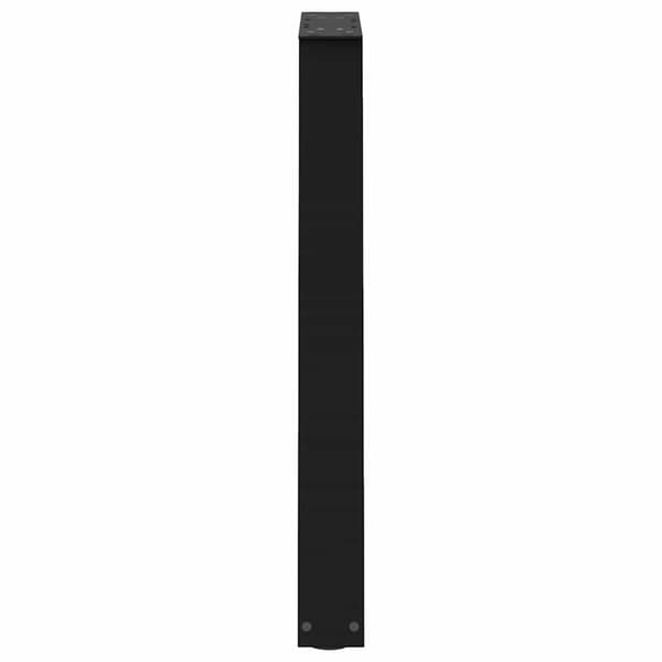 vidaXL Soffbordsben V-formade 2 st svart 60x(72-73) cm stål