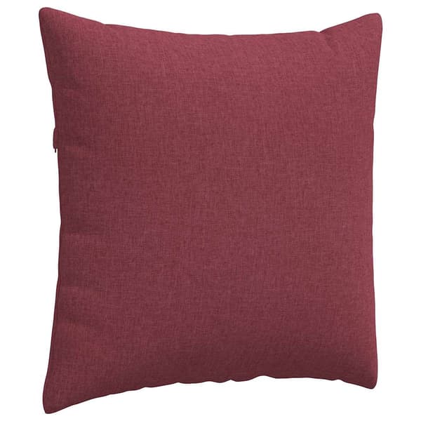 vidaXL Soffkuddar 2 st Vinröd 80 x 80 cm tyg