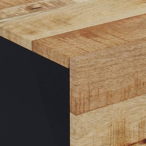 vidaXL Nattbord 40x33x46 cm heltre mango