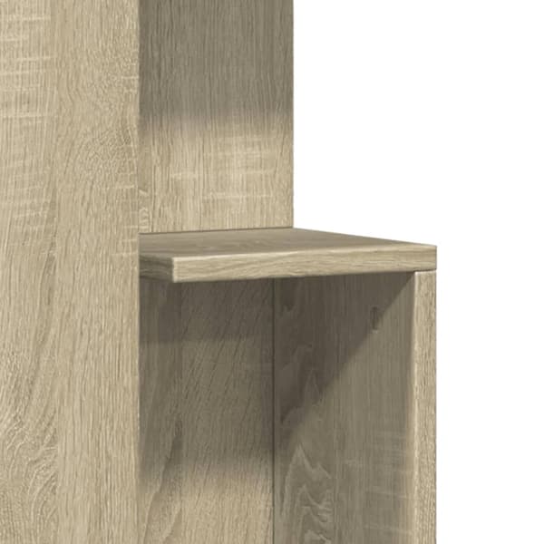 vidaXL Sidebord sonoma eik 35x35x60 cm konstruert tre