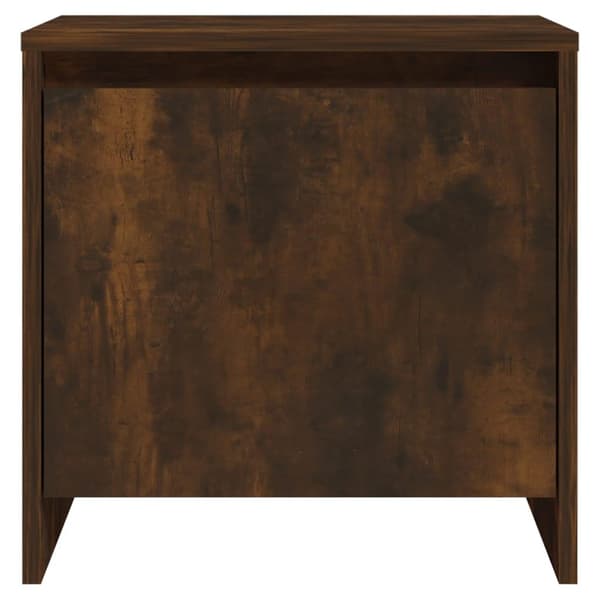 vidaXL Nattbord røkt eik 45x34x44,5 cm sponplate