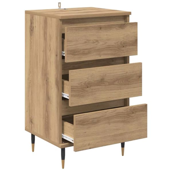 vidaXL Serviesskap artisan eik 35 x 40 x 70 cm Konstruert tre