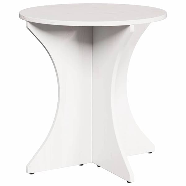 vidaXL Kaffeebord 2 pcs Vit Massiv furu