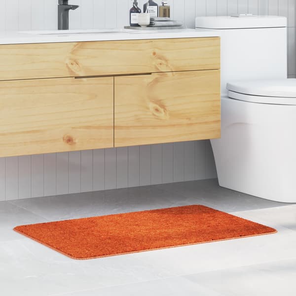 vidaXL Badmatta Orange 60 x 90 cm Polypropylen