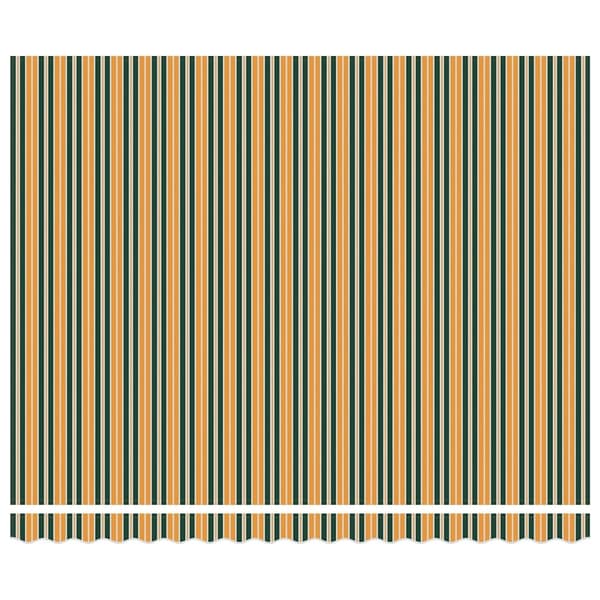 vidaXL Utfällbar markis Flerfärgsdesign 400 × 300 cm
