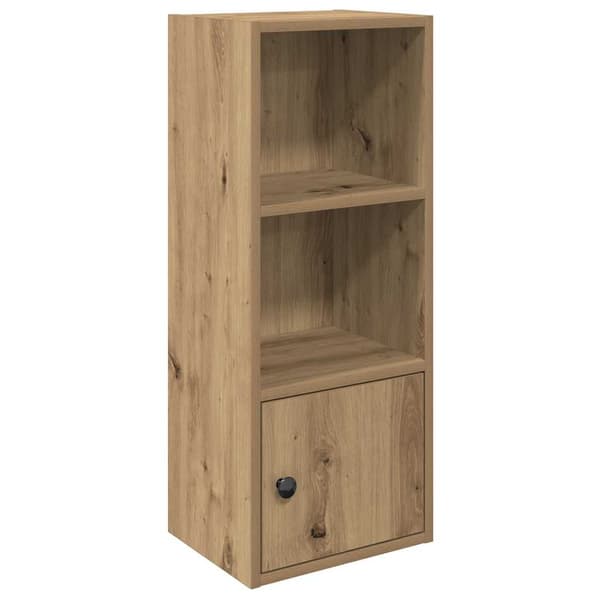 vidaXL Bokhylle artisan eik 31x24x77 cm konstruert tre