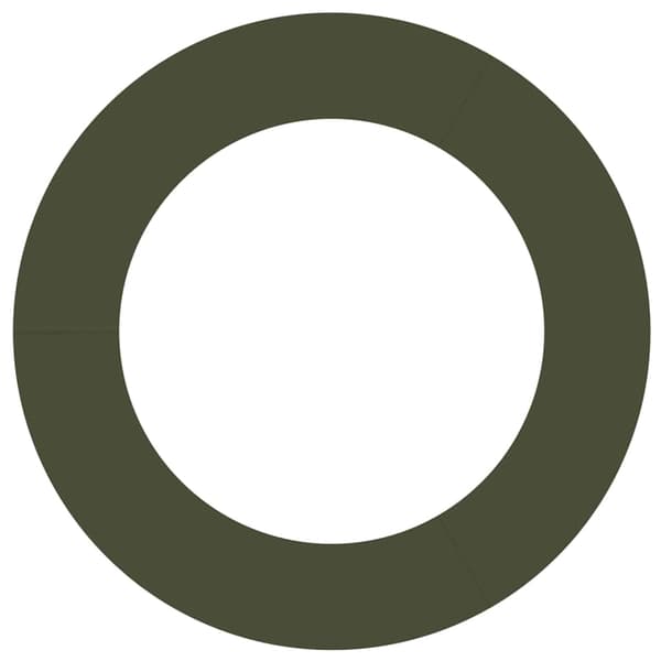 vidaXL passende for Flat Tre Ring Olivengrønn Ø60 / 90 cm Stål