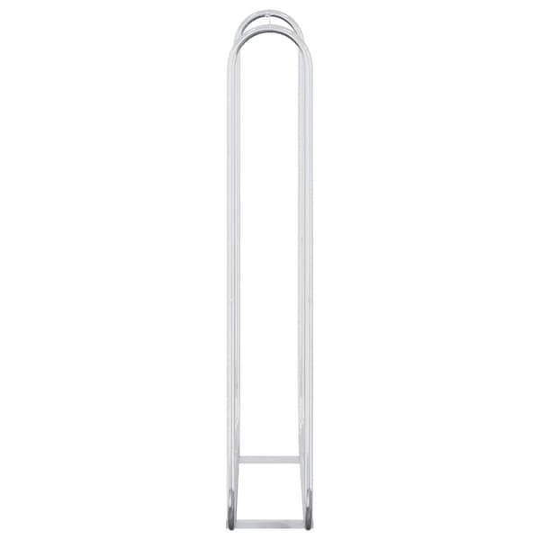 vidaXL Vedstativ 100x25x150 cm Galvanisert stål
