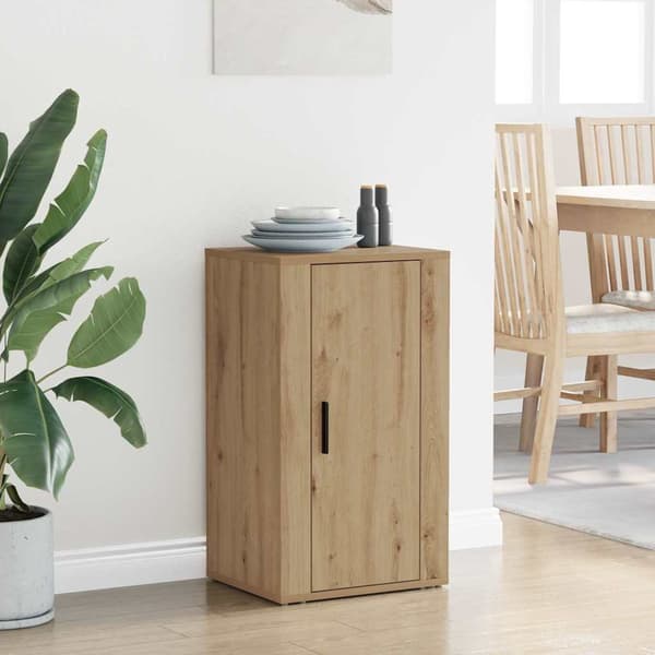 vidaXL Serviesskap Artisan Eik 40 x 33 x 70 cm Konstruert tre