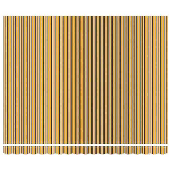 vidaXL Utfällbar markis Flerfärgsdesign 400 × 300 cm