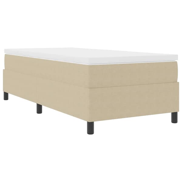 vidaXL Bäddfjäder Ljusgrå och vit. 80 x 200 cm Kordread tyg