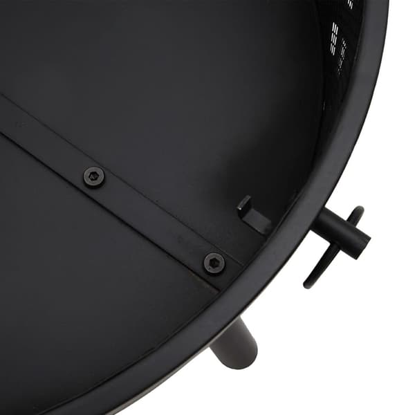 vidaXL Eldstad med eldgaffel 58 cm XXL stål