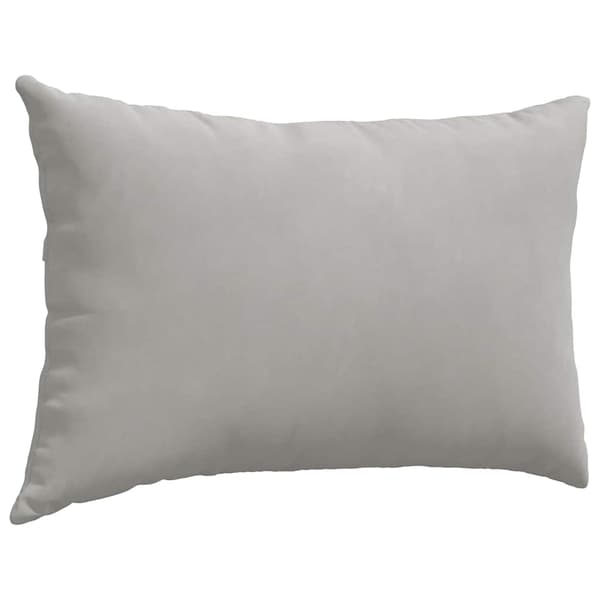 vidaXL Soffkuddar 2 st Ljusgrå 60 x 40 cm tyg