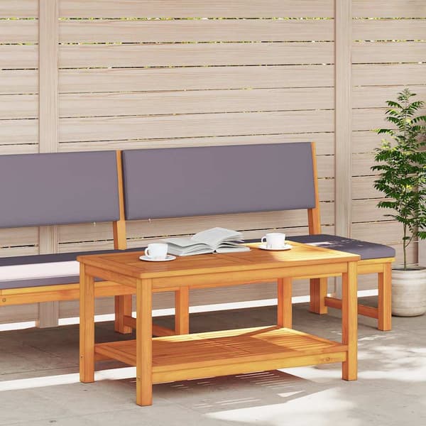 vidaXL Sidetabell Brun 90 x 50 x 45 cm Solid akasietre
