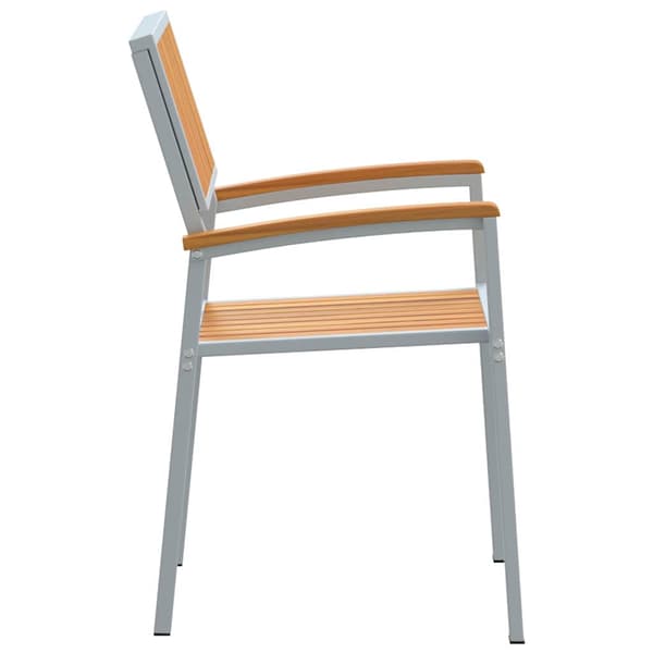 vidaXL Stablestol 8 pcs Brun 56 x 57 x 87 cm Solid akasietre