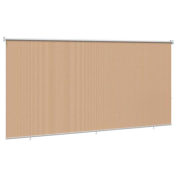 vidaXL Rullgardin utomhus 400x140 cm beige