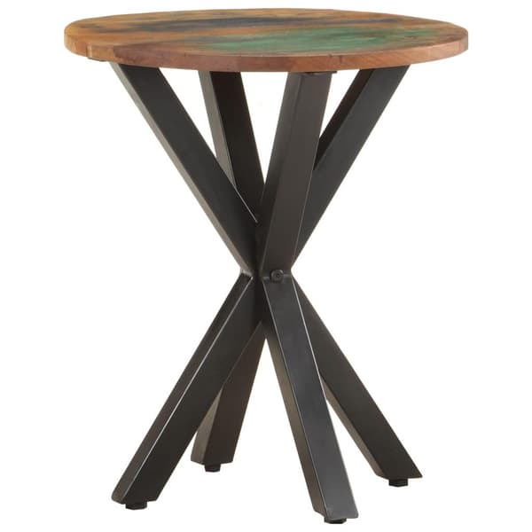vidaXL Sidebord 48x48x56 cm gjenvunnet heltre