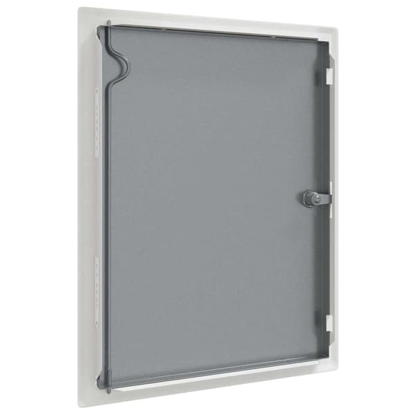 vidaXL Åtkomstpanel Vit 43 x 33 x 3 cm Stål