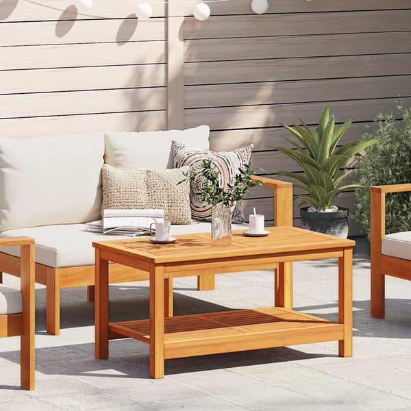 vidaXL Sidetabell Brun 90 x 50 x 45 cm Solid akasietre