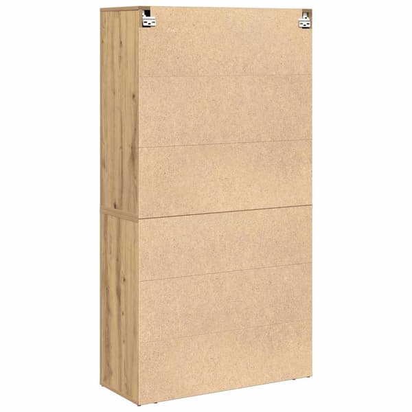 vidaXL Høyskap Artisan Eik 80 x 33 x 150 cm Konstruert tre
