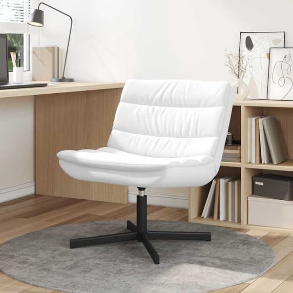 vidaXL Skrivstol Vit 63 x 75 x 76 cm PU