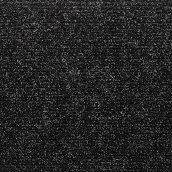 vidaXL Trappematter selvklebende 10 stk 65x21x4 cm svart rektangulær kant