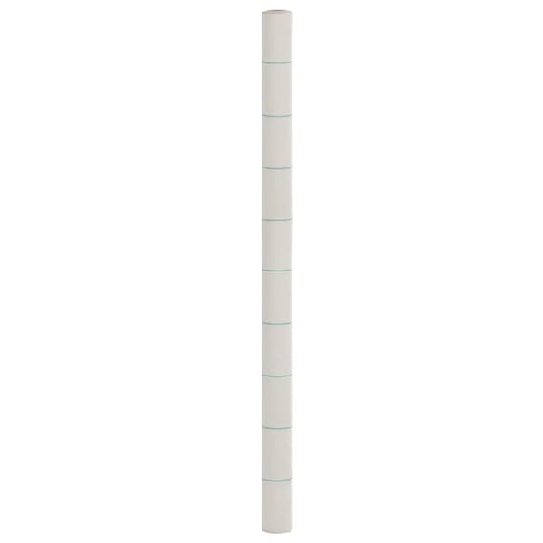 vidaXL Kontrollmatte for ugress hvit 2x5 m PP