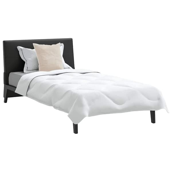 vidaXL Duntäcke med kudde med kudde 2 pcs Vit Mikrofiber