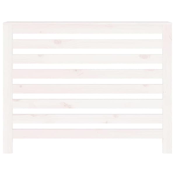 vidaXL Elementskydd Vit 108,5x19x84 cm massiv furu
