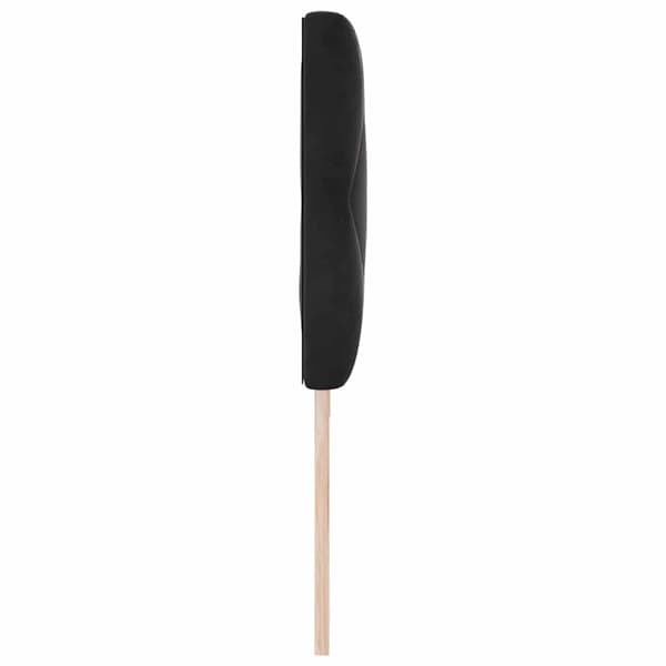 vidaXL LED huvuddyna Svart 200 cm Sammet