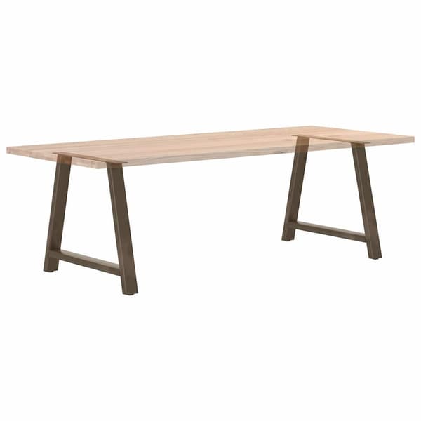 vidaXL Soffbordsben A-formade 2 st 100x(72-73) cm stål