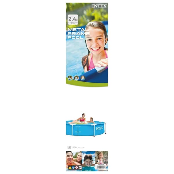 INTEX Pool metallram 244x51 cm