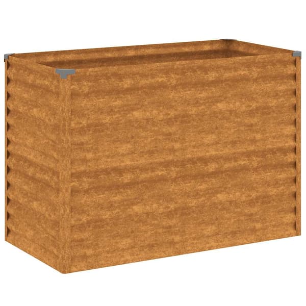 vidaXL Høybed til hage 100x50x69 cm cortenstål