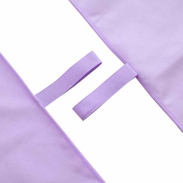 vidaXL Sportshåndklær 2 pcs Lilla 200 x 100 cm Polyester og polyamid