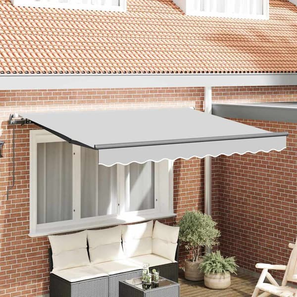 vidaXL Markisram Antracit 3,5 x 2 m Metall
