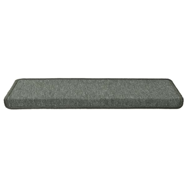 vidaXL Trappmattor 30 st 65x21x4 cm mörkgröna rektangulära kanter