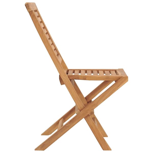vidaXL Klappstoler 2 stk 47x63x90 cm heltre teak