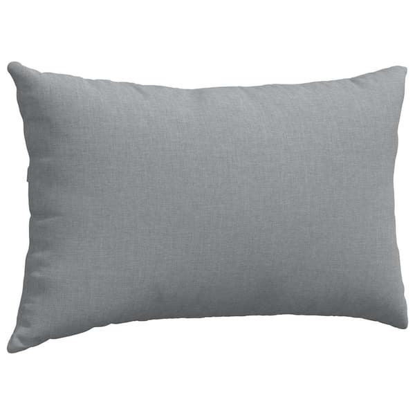 vidaXL Soffkuddar 2 st Ljusgrå 50 x 30 cm tyg
