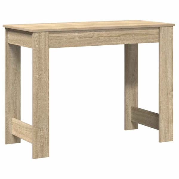 vidaXL Skrivebord sonoma eik 100x45x75 cm konstruert tre